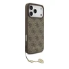Guess 4G Charm dėklas skirtas Apple iPhone 17 Pro Max Tone on Tone rudos spalvos