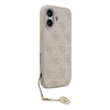 Guess 4G Charm dėklas skirtas Apple iPhone 17 Tone on Tone rožinės spalvos