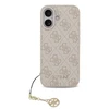 Guess 4G Charm dėklas skirtas Apple iPhone 17 Tone on Tone rožinės spalvos
