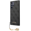 Samsung Galaxy S24 Ultra Guess Dėklas 4G Charms Collection (GUHCS24LGF4GGR) juodos spalvos