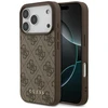 Guess 4G Classic dėklas skirtas Apple iPhone 17 Pro rudos spalvos
