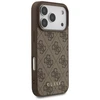 Guess 4G Classic dėklas skirtas Apple iPhone 17 Pro rudos spalvos