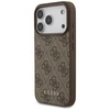 Guess 4G Classic dėklas skirtas Apple iPhone 17 Pro rudos spalvos