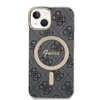Dėklas Guess GUHMP14SH4STK iPhone 14 6.1" juoda/juodas hardcase 4G MagSafe