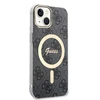 Dėklas Guess GUHMP14SH4STK iPhone 14 6.1" juoda/juodas hardcase 4G MagSafe