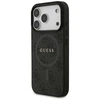 Guess 4G Ring Classic Logo MagSafe dėklas skirtas Apple iPhone 17 Pro juodos spalvos