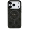 Guess 4G Ring Classic Logo MagSafe dėklas skirtas Apple iPhone 17 Pro juodos spalvos