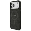 Guess 4G Ring Classic Logo MagSafe dėklas skirtas Apple iPhone 17 Pro Max juodos spalvos