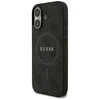 GUESS dėklas, skirtas IPHONE 17, suderinamas su MagSafe GUHMP17SG4GFRK (PU 4G Ring Classic Logo) juodas