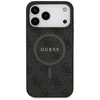 Guess 4G Ring Classic Logo MagSafe dėklas skirtas Apple iPhone 17 Pro Max juodos spalvos