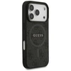 Guess 4G Ring Classic Logo MagSafe dėklas skirtas Apple iPhone 17 Pro juodos spalvos