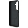 Guess 4G Round Patch Classic Logo MagSafe Samsung Galaxy S25 Plus dėklas telefonui juodos spalvos