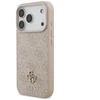 Guess 4G Small Classic Logo MagSafe dėklas, skirtas iPhone 18 Pro / 17 Pro, rožinis