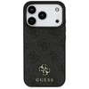 „Guess 4G“ mažas klasikinis „MagSafe“ dėklas su logotipu, skirtas „iPhone 17 Pro“ - juodas