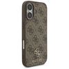 GUESS dėklas, skirtas IPHONE 17, suderinamas su „MagSafe GUHMP17SP4SM4MW“ (PU 4G Small 4G ir Classic), rudas