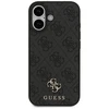 GUESS dėklas, skirtas IPHONE 17, suderinamas su „MagSafe GUHMP17SP4SM4MK“ (PU 4G Small 4G ir Classic), juodas