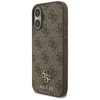 GUESS dėklas, skirtas IPHONE 17, suderinamas su „MagSafe GUHMP17SP4SM4MW“ (PU 4G Small 4G ir Classic), rudas