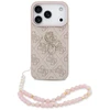 Guess 4G Strap 4G Classic Logo dėklas skirtas Apple iPhone 17 Pro rožinės spalvos