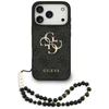 Guess 4G Strap 4G Classic Logo dėklas skirtas Apple iPhone 17 Pro juodos spalvos