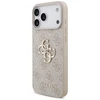 Guess 4G Strap 4G Classic Logo dėklas skirtas Apple iPhone 17 Pro Max rožinės spalvos
