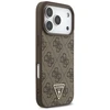 Original dėklas GUESS 4G Strap Triangle Logo MagSafe skirtas Apple iPhone 17 Pro rudos spalvos