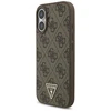 Original dėklas GUESS 4G Strap Triangle Logo MagSafe skirtas Apple iPhone 17 rudos spalvos