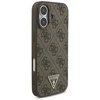 Original dėklas GUESS 4G Strap Triangle Logo MagSafe skirtas Apple iPhone 17 rudos spalvos