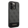 Guess GUHCP14LG4GLGR Apple iPhone 14 Pro 6,1" dėklas telefonui pilkos spalvos 4G Stripe Collection