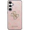 Guess Big 4G Classic Logo dėklas skirtas Samsung Galaxy S25 FE rožinės spalvos