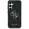 Guess PU 4G Metal Logo dėklas skirtas Samsung Galaxy S25 Ultra pilkos spalvos