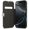 Guess Book 4G Metal Logo dėklas skirtas Apple iPhone 17 Pro Max rožinės spalvos
