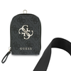 Dėklas Guess Crossbody Strap PU 4G Metal Logo + Purse juodos spalvos
