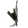 Dėklas Guess Crossbody Strap PU 4G Metal Logo + Purse rudos spalvos