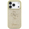 Guess Fixed Glitter Big 4G dėklas skirtas Apple iPhone 17 Pro aukso spalvos