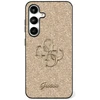 GUESS dėklas skirtas Samsung Galaxy S25 GUHCS25SHG4SGD (Fixed Glitter Big 4G) aukso spalvos