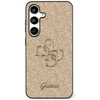 GUESS dėklas skirtas Samsung Galaxy S25 Ultra GUHCS25LHG4SGD (Fixed Glitter Big 4G) aukso spalvos