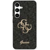GUESS dėklas skirtas Samsung Galaxy S25 GUHCS25SHG4SGK (Fixed Glitter Big 4G) juodos spalvos