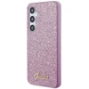 Samsung Galaxy S24 Plus Guess dėklas Glitter Script (GGUHCS24MHGGSHU) violetinės spalvos