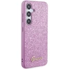 Samsung Galaxy S24 Plus Guess dėklas Glitter Script (GGUHCS24MHGGSHU) violetinės spalvos