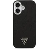 „Guess“ blizgantis trikampio formos logotipo „MagSafe“ dėklas, skirtas „iPhone 17“ – Juodas