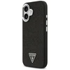 „Guess“ blizgantis trikampio formos logotipo „MagSafe“ dėklas, skirtas „iPhone 17“ – Juodas