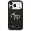 Original dėklas GUESS Grained Big 4G & Classic Logo skirtas Apple iPhone 17 Pro juodos spalvos