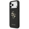 Original dėklas GUESS Grained Big 4G & Classic Logo skirtas Apple iPhone 17 Pro Max juodos spalvos