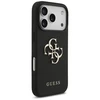 Original dėklas GUESS Grained Big 4G & Classic Logo skirtas Apple iPhone 17 Pro juodos spalvos