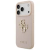 Original dėklas GUESS Grained Big 4G & Classic Logo skirtas Apple iPhone 17 Pro pink