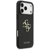 Original dėklas GUESS Grained Big 4G & Classic Logo skirtas Apple iPhone 17 Pro Max juodos spalvos