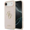 Dėklas GUESS Grained Big 4G & Classic Logo skirtas Apple iPhone 17 Air rožinės spalvos