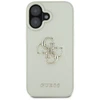 Guess Grained Big 4G Logo Small Classic Logo Apple iPhone 16 dėklas telefonui žalios spalvos