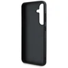 Guess Grained Big 4G Logo Small Classic Logo Samsung Galaxy S25 Plus dėklas telefonui juodos spalvos