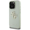 Guess Grained Big 4G Logo Small Classic Logo Apple iPhone 16 Pro dėklas telefonui žalios spalvos